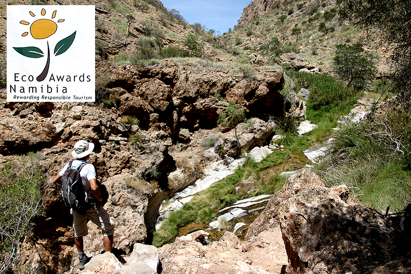 Eco Awards Namibia sustainable guest operation quiver tree gorge BüllsPort Naukluft