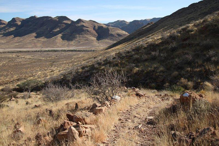 Wanderweg Archäologischer Trail Naukluft BüllsPort Lodge & Farm Namibia